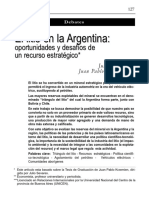 El Litio en La Argentina PDF