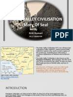 INDUS VALLEY CIVILIZATION - The Story of Seal Civilization-By Kriti Kumari