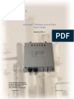 Airguard™ Wireless Access Point User'S Guide: Model 3E-525C-3