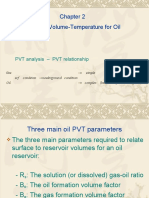 Pressure-Volume-Temperature For Oil: PVT Analysis - PVT Relationship