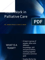 Team Work in Palliative Care: Ns. Endah Panca Lydia F, Mkep