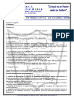 Ramas de La Geografia - 4°