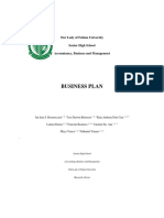 Business Plan: Our Lady of Fatima University Senior High School Accountancy, Business and Management