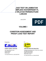 Proof Load Test On Jambatan Jalan Kompleks Waterfront FL 745-000-45 Wilayah Persekutuan Labuan