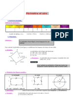 6 C Longueur Aire