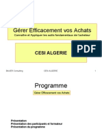 Gérer Efficacement Vos Achats