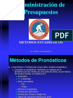 Métodos Estadísticos para El Presupuesto