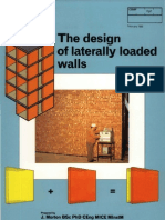 The Design of Laterally Loaded Walls