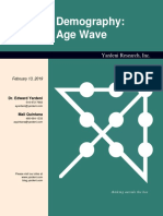 US Demography: Age Wave: Yardeni Research, Inc