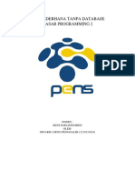 Atm Sederhana Tanpa Database Dasar Programming 2: Dosen: Reni Soelistijorini Oleh: GINARIS AJENG PENGGALIH (1210131018)