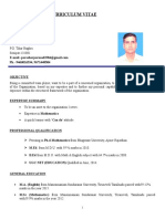 Curriculum Vitae: Parmod Kumar