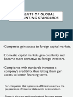 Benefits of Global Accounting Standards