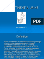 Incontinentia Urine: Hasnawaty