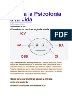 Aplica La Psicología A Tu Vida-Como Detectar Mentiras Con Mirada