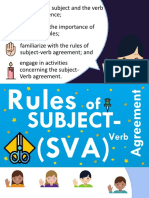 Subject-Verb Agreement (SVA) Part 1 by Mel Anthony A. Cerilo