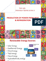 Production of Power From Heat & Refrigeration