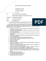 Informe de Devolucion Materiales