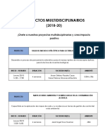 Proyectos Multidisciplinarios 20