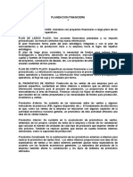 Planeación Financiera y Ejercicios