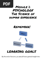 Psychology The Science of Human Experience