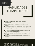 Habilidades Terapéuticas