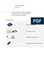 Arduino y Los Shift Registers