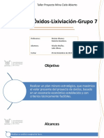 G7 - OXIDO - Taller Proyecto Mina Cielo Abierto