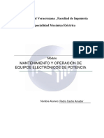 Mantenimiento y Operacion de Equipos Electrónicos Con Potencia PDF