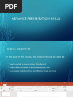 Advance Presentation Skills