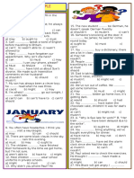 Modal Verbs: Multiple Choice