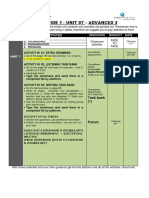 Work Guide 1 - Unit 07 - Advanced 3: Activities Date