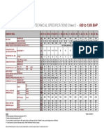 Technical Specifications Sheet 3 - : 600 To 1300 BHP