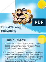 Critical Thinking