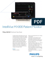 Philips IntelliVue MX800 Technical Datasheet