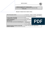 Project Design Document (PDD) : CDM - Executive Board