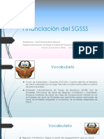 Financiación Del SGSSS