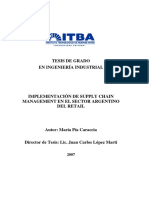 Implementación de Supply Chain Management en El Sector Argentino Del Retail