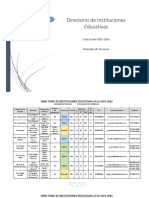 Directorio de Escuelas