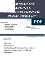 Cardinal Manifestetions of Renal Disease