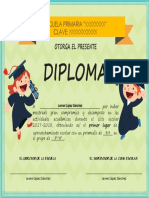 Diploma 1er Lugar