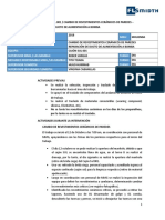 Informe Mantenimiento Cajón SUL 0001-0002