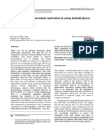 Differences in The Achievement Motivation in Young Football Players and Non-Athletes