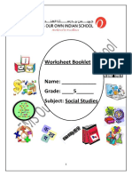 (15367) Grade 5 SST WS Booklet 2017-18