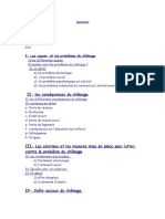 II - Les Conséquences Du Chômage III - Les Solutions Et