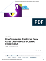 63 Afirmações Positivas para Atrair Dinheiro de FORMA PODEROSA - Poder Da Consciência