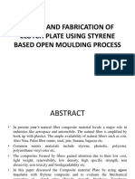 Design and Fabrication of Clutch Plate Using Styrene Based Open Moulding Process