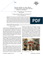 Mechatronic Design of A Four Wheel Steering Mobile Robot With Fault-Tolerant Odometry Feedback