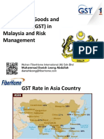 Overview of Goods and Services Tax (GST) in Malaysia and Risk Management