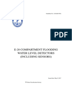 E20compartment Flooding Water Level Detectors (Including Sensors) Underline