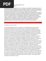 La Antropología y Sus Compromisos o Responsabilidades Éticas CARDOSO